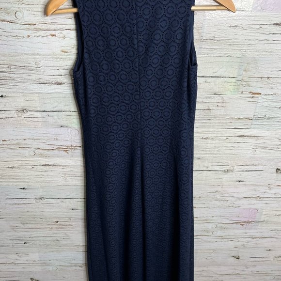 Lilly Pulitzer Westport Maxi Dress Navy Blue Size Xs - Picture 5 of 10